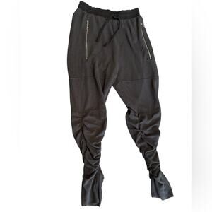 Lifted Anchor Waffle Knit Rushed Hem Jogger Pants Mens Size M Streetwear Indie